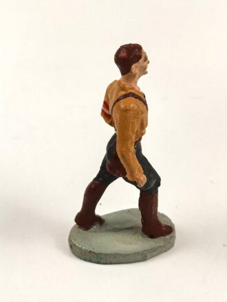 Massefigur 7cm, einen Hitlerjugend Führer darstellend. Original bemalt, guter Zustand