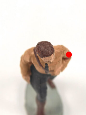 Massefigur 7cm, einen Hitlerjugend Führer darstellend. Original bemalt, guter Zustand