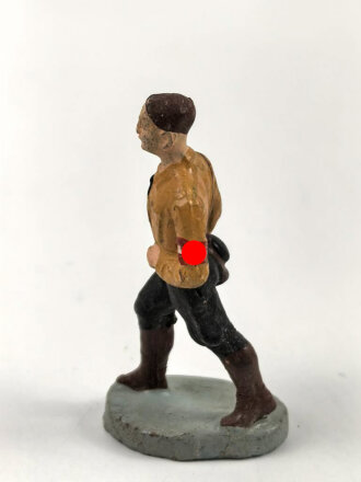 Massefigur 7cm, einen Hitlerjugend Führer darstellend. Original bemalt, guter Zustand