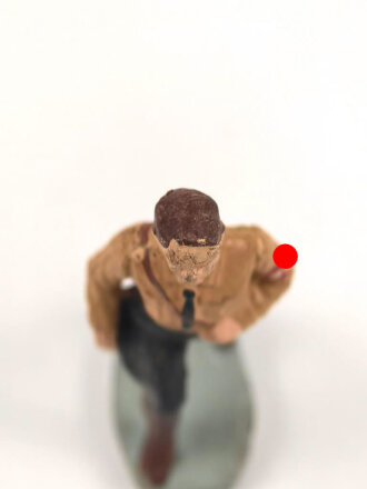 Massefigur 7cm, einen Hitlerjugend Führer darstellend. Original bemalt, guter Zustand