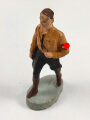 Massefigur 7cm, einen Hitlerjugend Führer darstellend. Original bemalt, guter Zustand