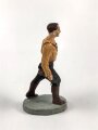 Massefigur 7cm, einen Hitlerjugend Führer darstellend. Original bemalt, guter Zustand