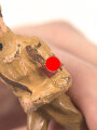 Massefigur 7cm, einen SA Mann marschierend darstellend. Original bemalt