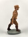 Massefigur 7cm, einen SA Mann marschierend darstellend. Original bemalt