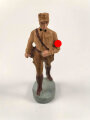 Massefigur 7cm, einen SA Mann marschierend darstellend. Original bemalt