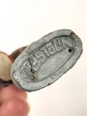 Elastolin Massefigur 7cm, einen SA Trommler darstellend. Original bemalt