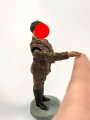 Elastolin Massefigur 7cm, Adolf Hitler mit beweglichem Arm,  grüßend darstellend. Original bemalt