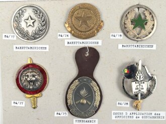 Afrika / Senegal, Sammlung verschiedener Abzeichen und...