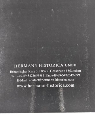 "Hermann Historica 104. Auktion" - Orden und Militaria ab 1919, DIN A5