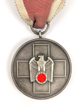 Medaille Deutsche Volkspflege am langem Band, Buntmetall, sehr guter Zustand