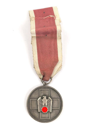 Medaille Deutsche Volkspflege am langem Band, Buntmetall, sehr guter Zustand