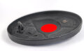 Verwundetenabzeichen 1939 Schwarz, Nadel fehlt, nicht magnetisch, Hakenkreuz mit voller Schwärzung