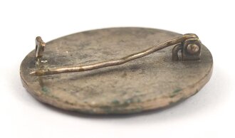 Verwundetenabzeichen 1939 Silber, Buntmetall, Nadelsystem verbogen, sonst guter Zustand