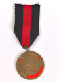 Anschlussmedaille 1. Oktober 1938 am Band, sehr guter Zustand
