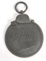 Medaille " Winterschlacht im Osten " mit Verleihungstüte des Herstellers " J.E. Hammer & Söhne, Geringswalde, Medaille ist nicht markiert
