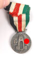 Deutsch Italenische Feldzugmedaille in silber am Band.