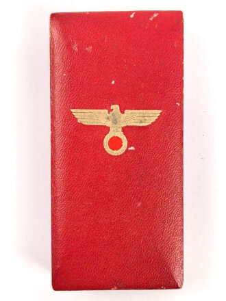 Anschlussmedaille 13. März 1938 im Etui, Medaille wie Etui in einem guten Zustand