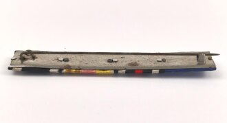4er Bandspange eines badischen Veteranen des 1. Weltkrieges, Breite 101mm