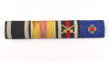 4er Bandspange eines badischen Veteranen des 1. Weltkrieges, Breite 101mm