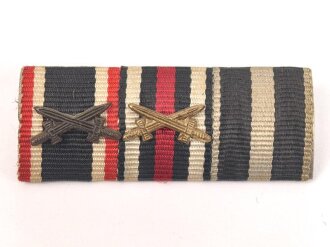 3er Bandspange mit Auflagen. Breite 45mm