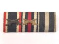 3er Bandspange mit Auflagen. Breite 45mm