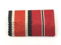 2er Bandspange, Eisernes Kreuz 2. Klasse und Ostmedaille, Breite 30mm