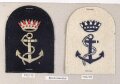 Bahrain, Sammlung 6 Abzeichen Marine, auf Karton getackert