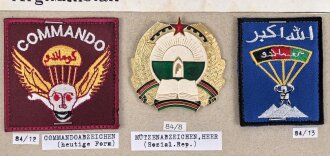 Afghanistan, Sammlung 8 Abzeichen der Luftwaffe, auf...