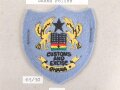 Ghana, Sammlung 7 Abzeichen der Polizei, auf Karton getackert