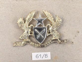 Ghana, Sammlung 2 Abzeichen der Luftwaffe, auf Karton getackert