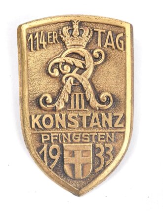 Blechabzeichen 114er Tag Konstanz 1933