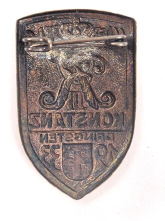 Blechabzeichen 114er Tag Konstanz 1933