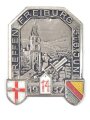Blechabzeichen 14er Treffen Freiburg 1937, Nadel fehlt