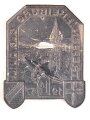 Blechabzeichen 14er Treffen Freiburg 1937, Nadel fehlt