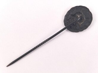 1. Weltkrieg, Verwundetenabzeichen schwarz, Miniatur 16mm