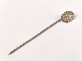 1. Weltkrieg, Verwundetenabzeichen silber, Miniatur 9mm