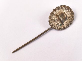 1. Weltkrieg, Verwundetenabzeichen silber, Miniatur 16mm