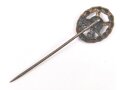 1. Weltkrieg, Verwundetenabzeichen silber, Miniatur 16mm, durchbrochene Ausführung