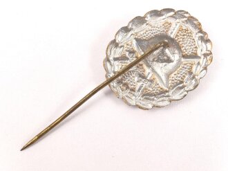 1. Weltkrieg, Verwundetenabzeichen silber, Miniatur 23mm