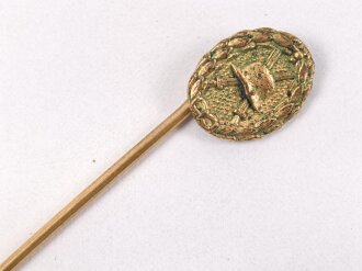 1. Weltkrieg, Verwundetenabzeichen gold, Miniatur 9mm