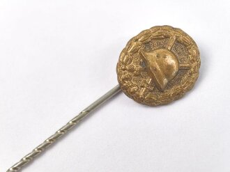 1. Weltkrieg, Verwundetenabzeichen gold, Miniatur 16mm