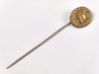 1. Weltkrieg, Verwundetenabzeichen gold, Miniatur 16mm