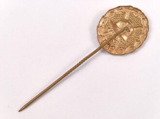 1. Weltkrieg, Verwundetenabzeichen gold, Miniatur 20mm