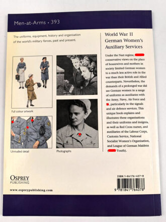 Osprey Publishing Men at Arms "World War II German Womens Auxiliary Services" DIN A5, englisch