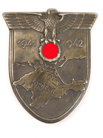 Krimschild 1941/ 1942, Eisen bronziert, zwei Splinte fehlen