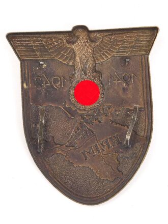 Krimschild 1941/ 1942, Eisen bronziert, zwei Splinte fehlen
