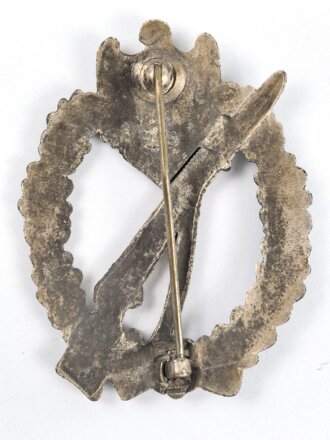 Infanterie Sturmabzeichen in silber. Zink versilbert,...