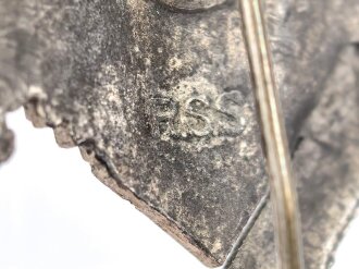 Infanterie Sturmabzeichen in silber. Zink versilbert, Hersteller R.S.S.