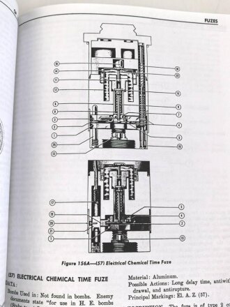 Gebundene Fotokopie "German Explosive Ordnance - OP 1666 Volume 1" DIN A4, englisch, 346 Seiten, Kleinstauflage von Peter Keller aus den 1990iger Jahren