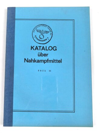 Gebundene Fotokopie "Katalog über...